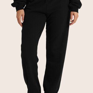 SET Active LIGHTWEIGHT SWEATS CLASSIC POCKET SWEATPANTS - ONYX Size XS
